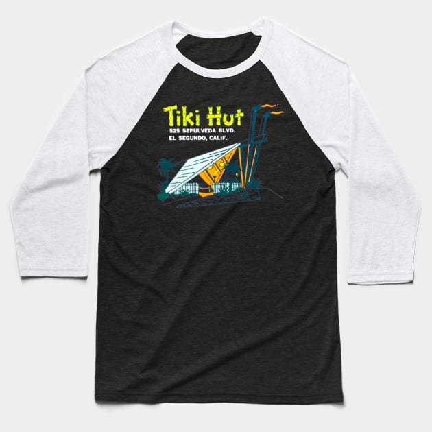 Tiki Hut Baseball T-Shirt by MindsparkCreative